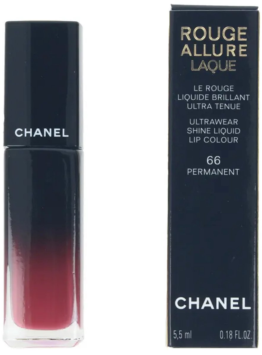 Goedkoopste Chanel Rouge Allure Laque (5.5 ml) Ultrawear Shine Liquid Lip Colour 66 permanent
