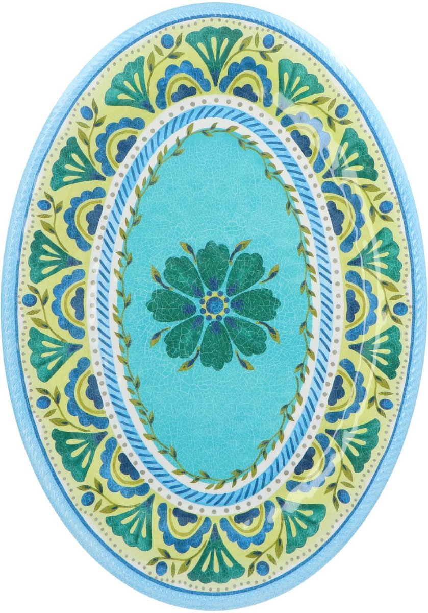 Touch-Mel - Serveerschaal ovaal London 51cm - gemaakt van melamine - Schalen