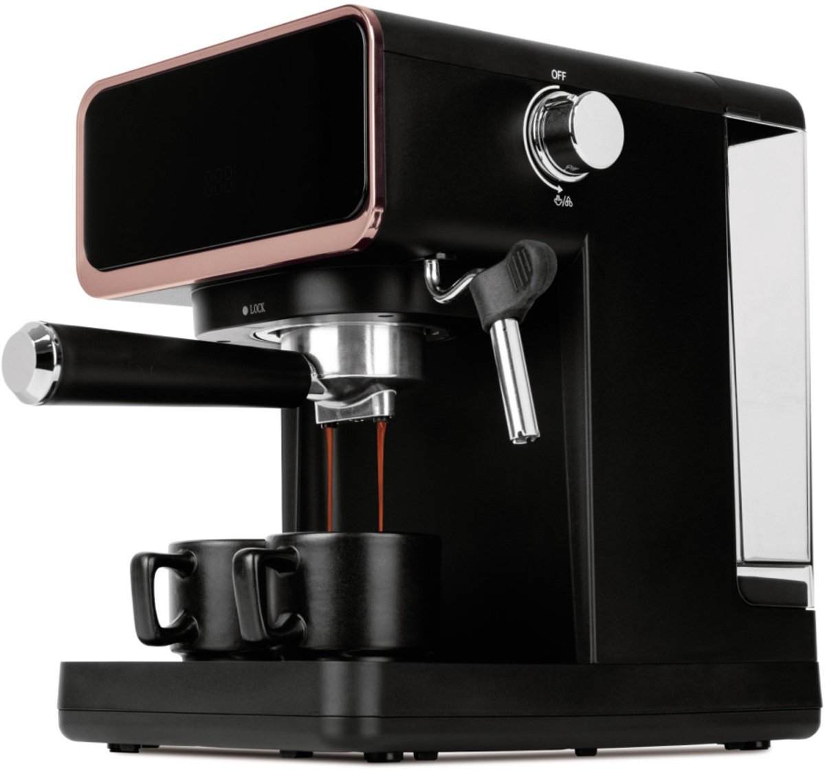 Berlingerhaus 9732 - Espresso - koffie - Senseo - Touchscreen - Machine - Black rose edition