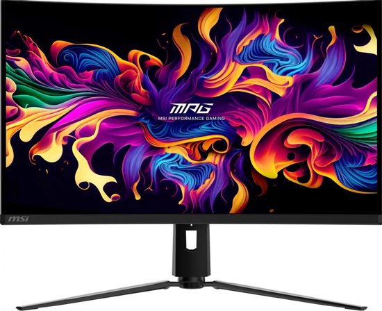 MSI MPG 321CURX QD-OLED - 4K UHD Curved Gaming Monitor - 240hz - 32 inch - USB-C PD 98W