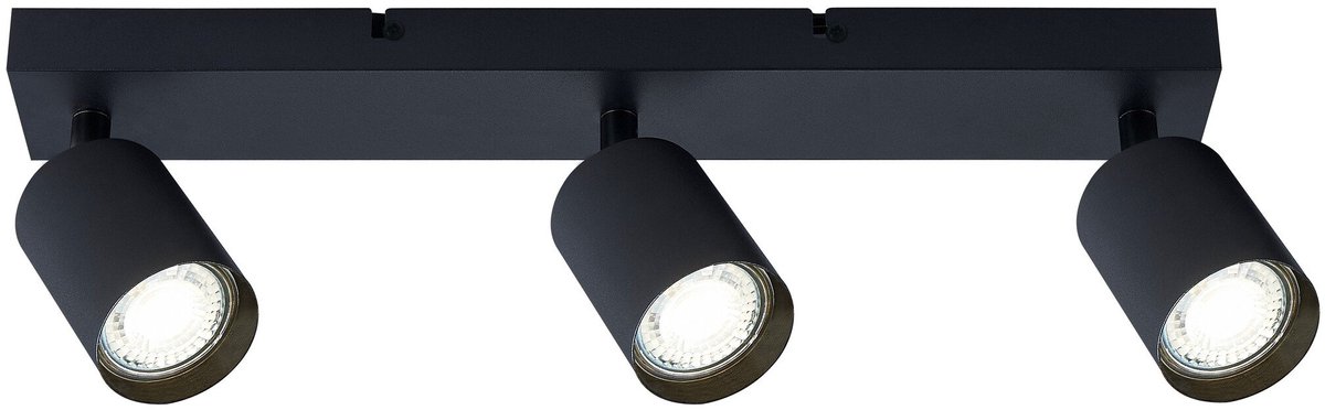 Opbouw Bar Spot Armatuur Zwart Siena - 3x GU10 (max 10 watt per spot) - IP20