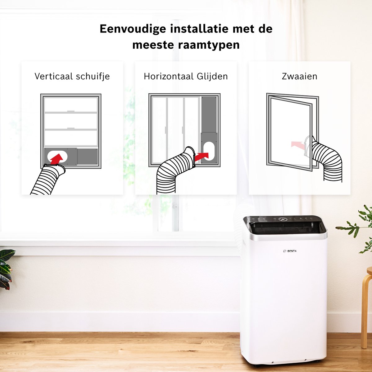 Afbeelding 3 van Bosch Cool 4000 Portable AC - 3-in-1: Airconditioning,