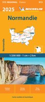 Regionale kaarten Michelin - Michelin 513 Normandie 2025