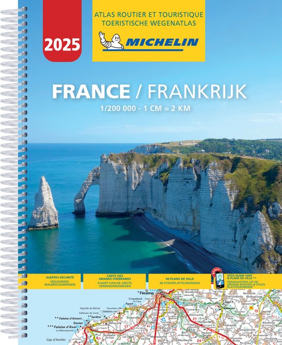 Michelin Atlassen - Michelin Wegenatlas Frankrijk 2025 - cover