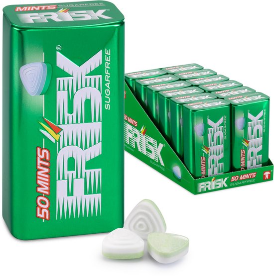 Frisk XL Spearmint - Frismakers - Suikervrij - 1x12stuks