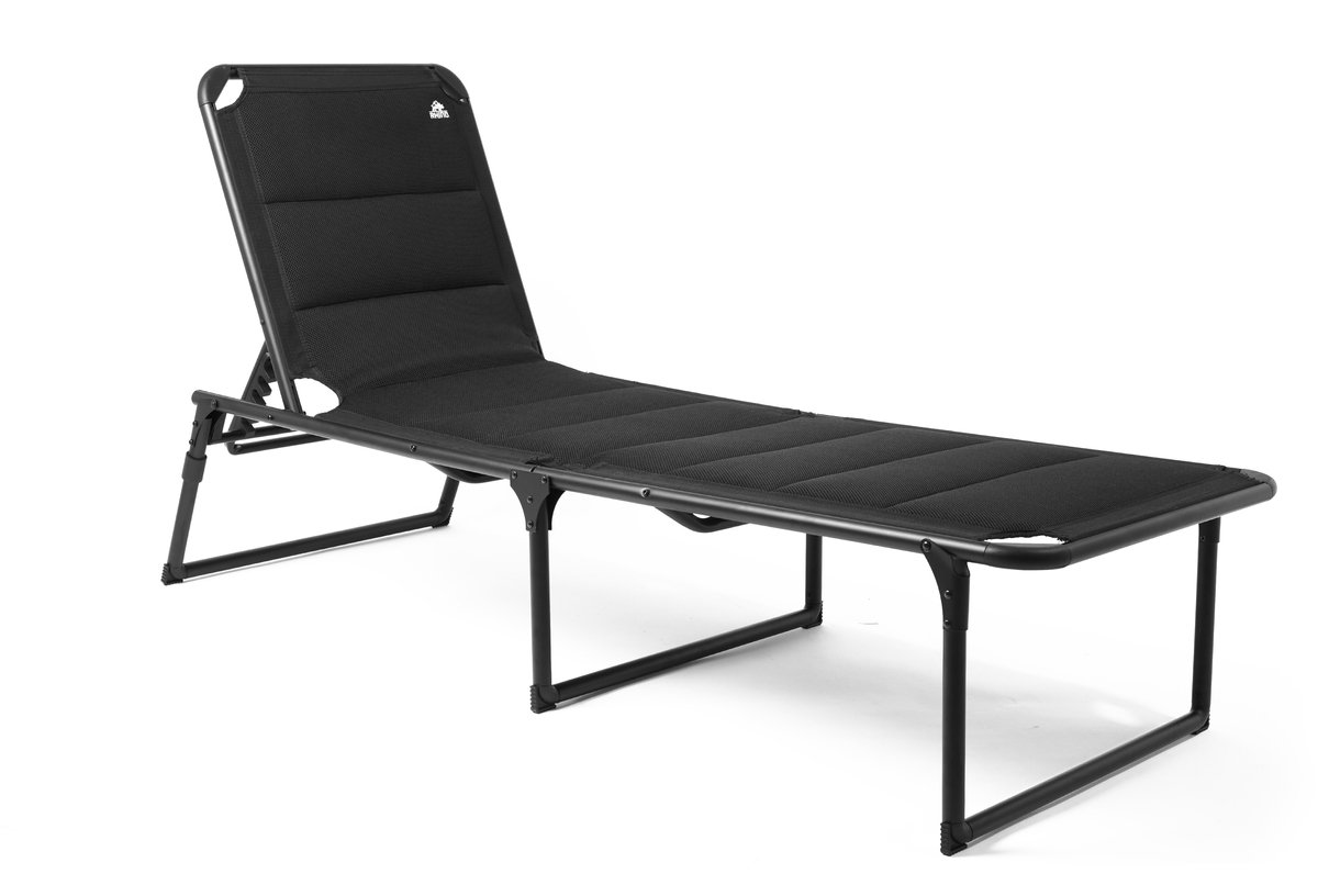 Happy Rhino - Ligbed Belluno - Ligbed - Zonnebed - Relaxstoel - Verstelbaar - Aluminium/Textiel