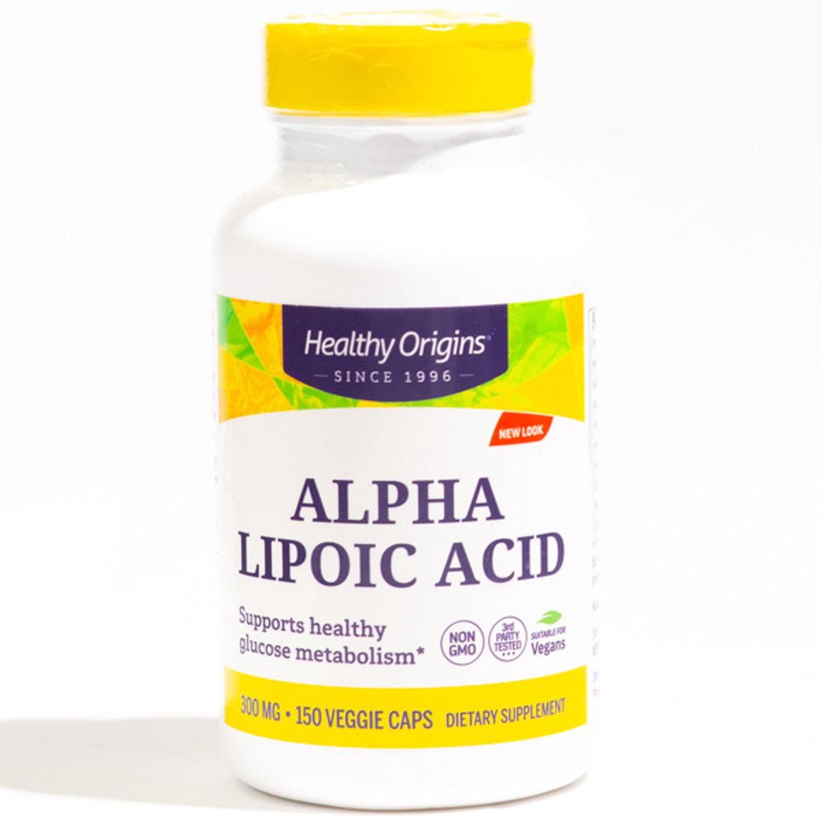 Alfa-liponzuur, 300 mg (150 Capsules) - Healthy Origins