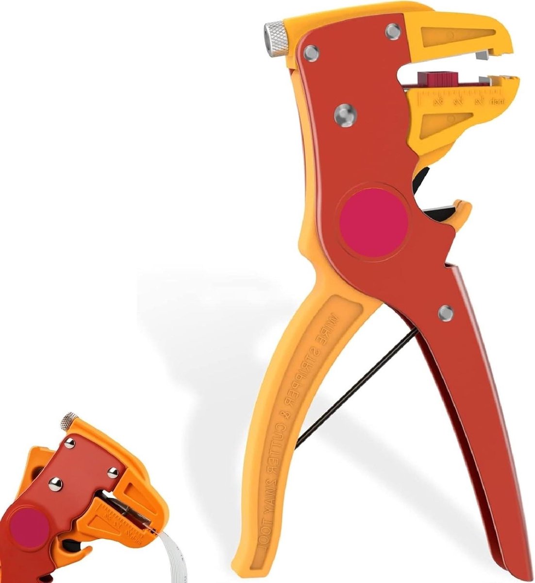 Elektrische Kabelstriptang en Draadsnijder 2-in-1 - Automatisch 02-60 mm² - Voor Elektronische en Autoreparatie