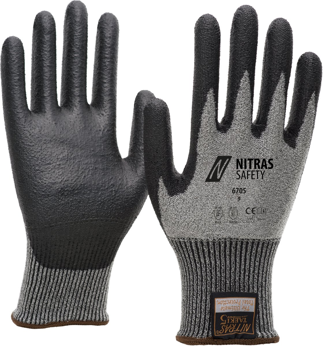 Nitras 6705 Taeki snijbestendige handschoenen - 10 paar - maat 10