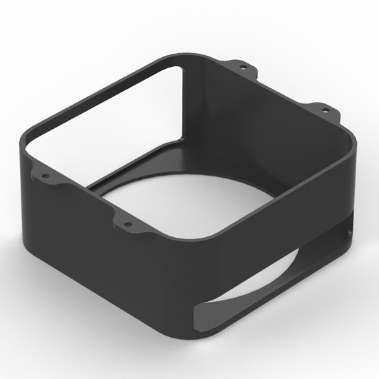 Support sous-table adapté pour Apple Mac Studio Zwart - Support mural - Support mural