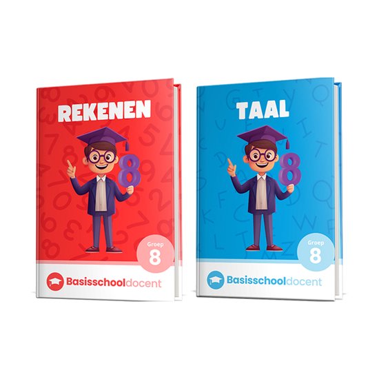 Rekenen en Taal Groep 8 Oefenbundel - Ter voorbereiding op d ... - cover