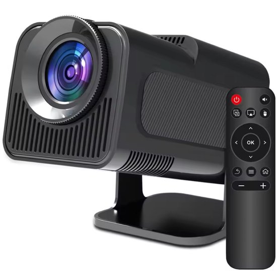 HY320 – Ultieme Draagbare Mini Beamer – WiFi 6 - 1080P HD - 390 ANSI - Android 11 - Bluetooth 5.0 – Home Cinema
