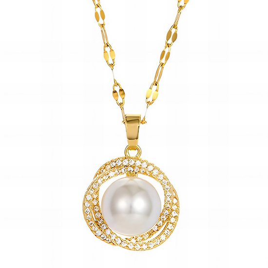 SIXDUTON Halsketting voor dames met hanger, gepersonaliseerde vlinderketting in goud, zilver, roestvrij staal, hypoallergeen 18K verguld, modieus sieraad, cadeau voor vrouwen, Eén maat, Roestvrij