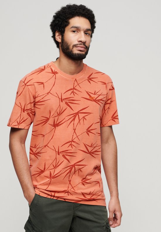 T-shirt Homme Superdry VINTAGE OVERDYE PRINTED TEE - Taille L