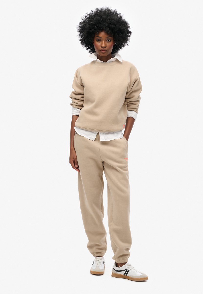 Superdry Essential Logo Joggingbroek Dames Beige