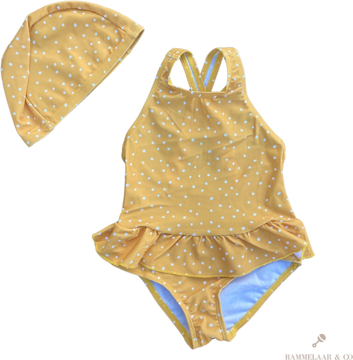 Rammelaar&Co Badpak Sunny Dots – Badpak Meisjes – Maat 12-18 maanden