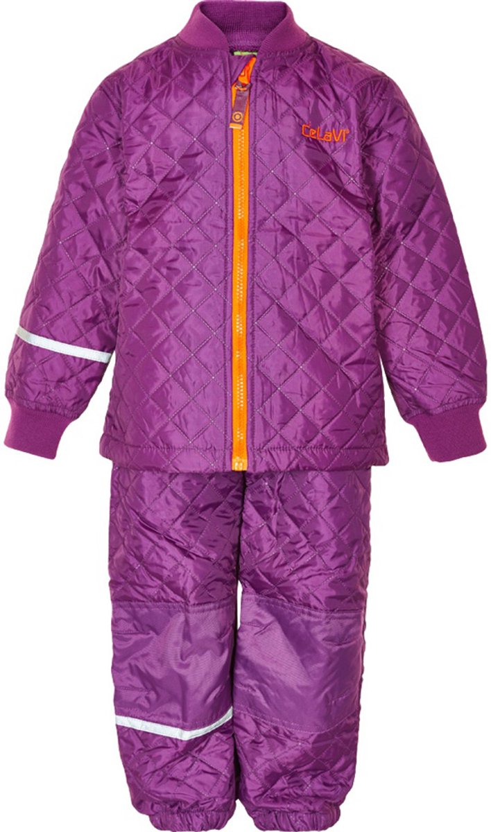 Celavi kinderen thermoset Basic Thermal Set effen lila-paars