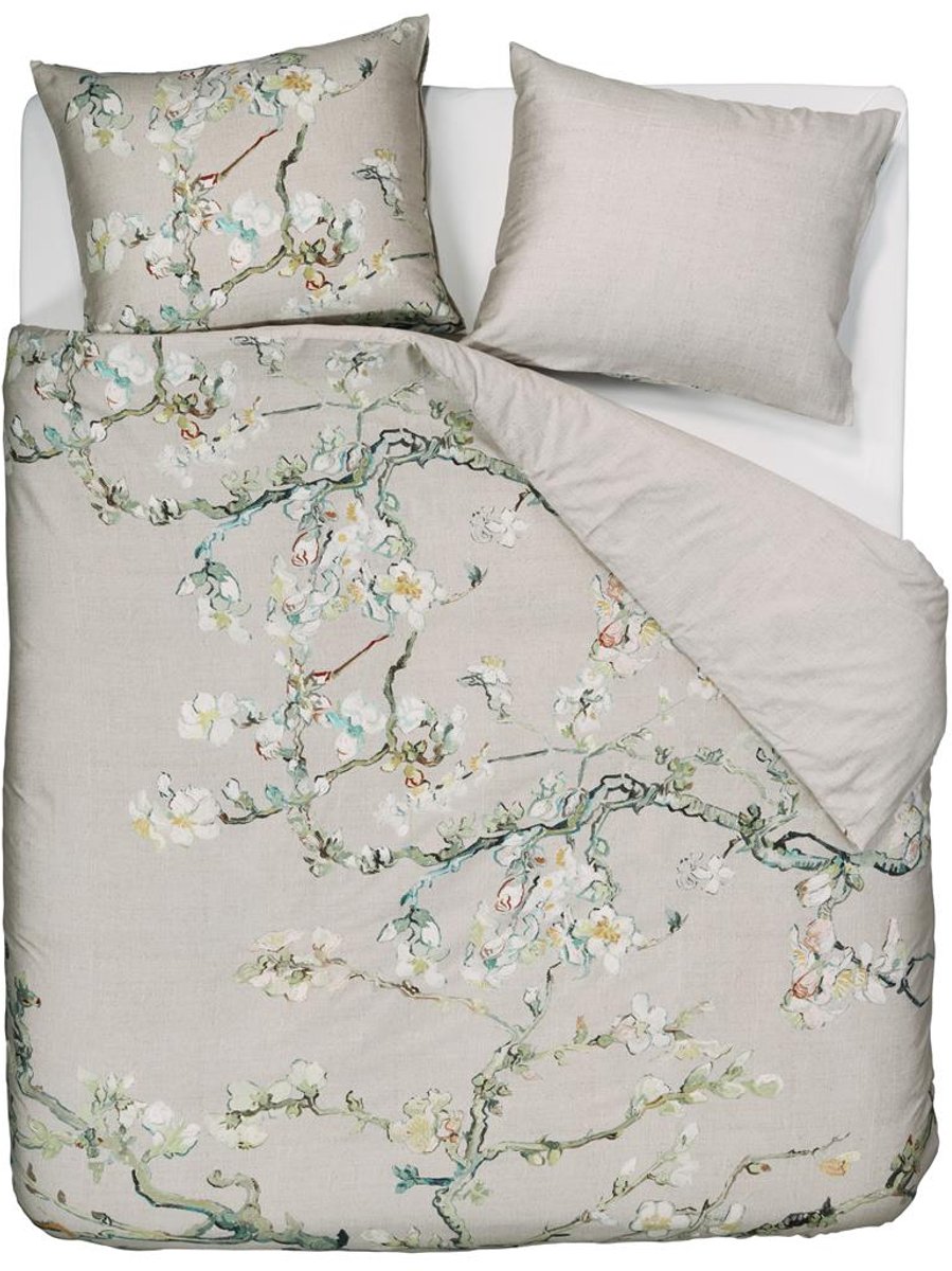 Beddinghouse x Van Gogh Museum Blossoming dekbedovertrek - Tweepersoons - 200x200/220 cm - Zand
