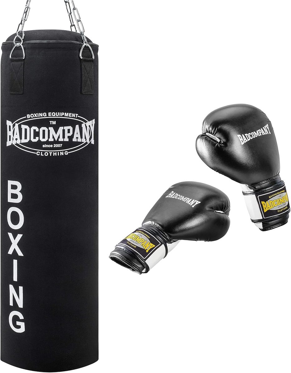 Bokszak Set met Bokshandschoenen en Plafondbevestiging