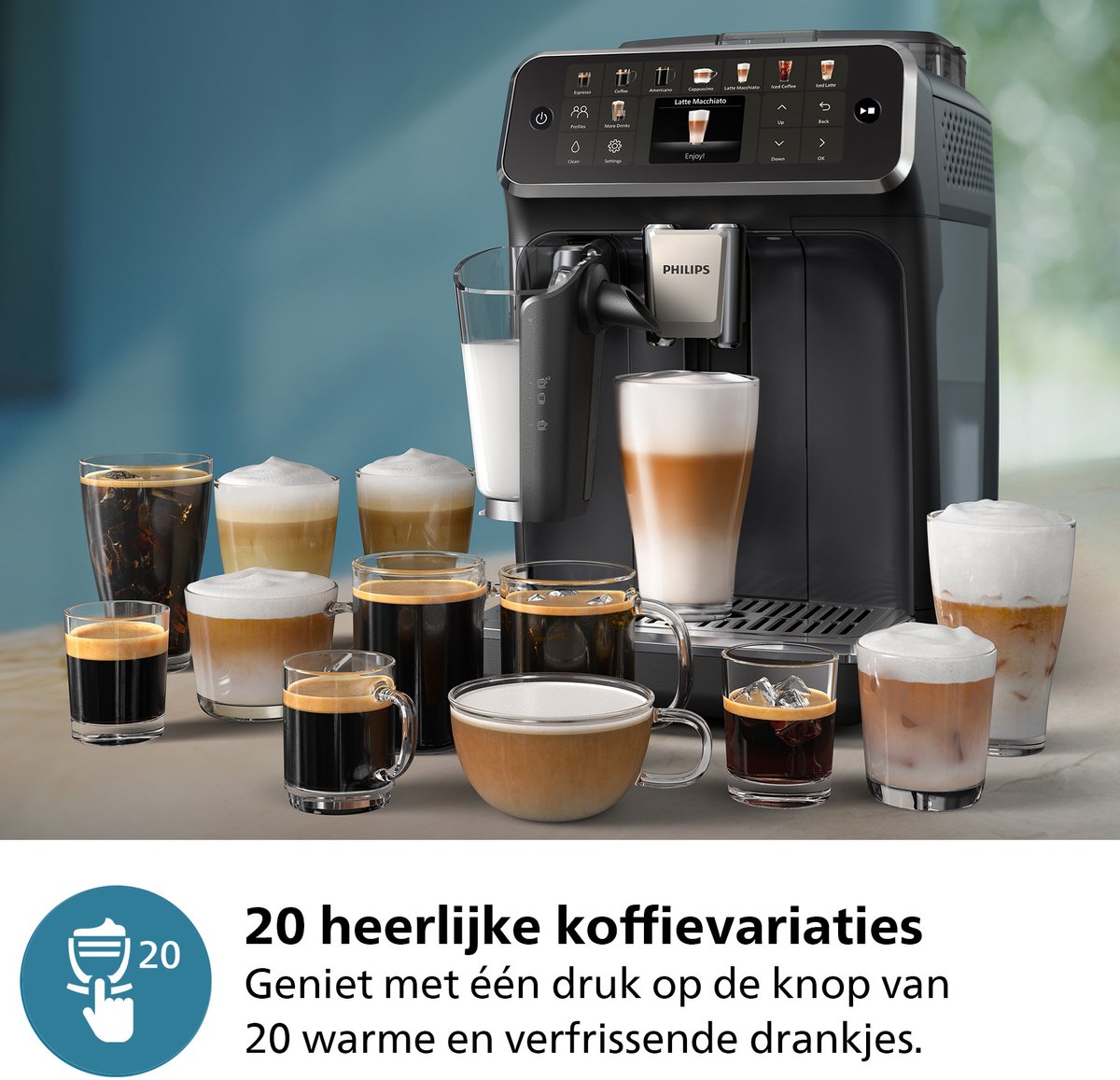 DAP 5500 Series Koffiemachine met LatteGo Melksysteem - afbeelding 3
