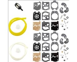 Geschikt voor Carburateur revisieset met membraan K10-WAT voor Walbro WT-1 WT-10 Stihl FS40 FS44 Husqvarna 50R 26L 232R 235R 225R 240 McCulloch Echo en anderen