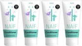 Naïf - Verzachtende Conditioner Voordeelset - voor Kinderen - met natuurlijke ingrediënten - 4x100ml