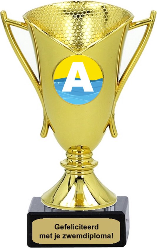 Zwemdiploma A cadeau beker - trofee