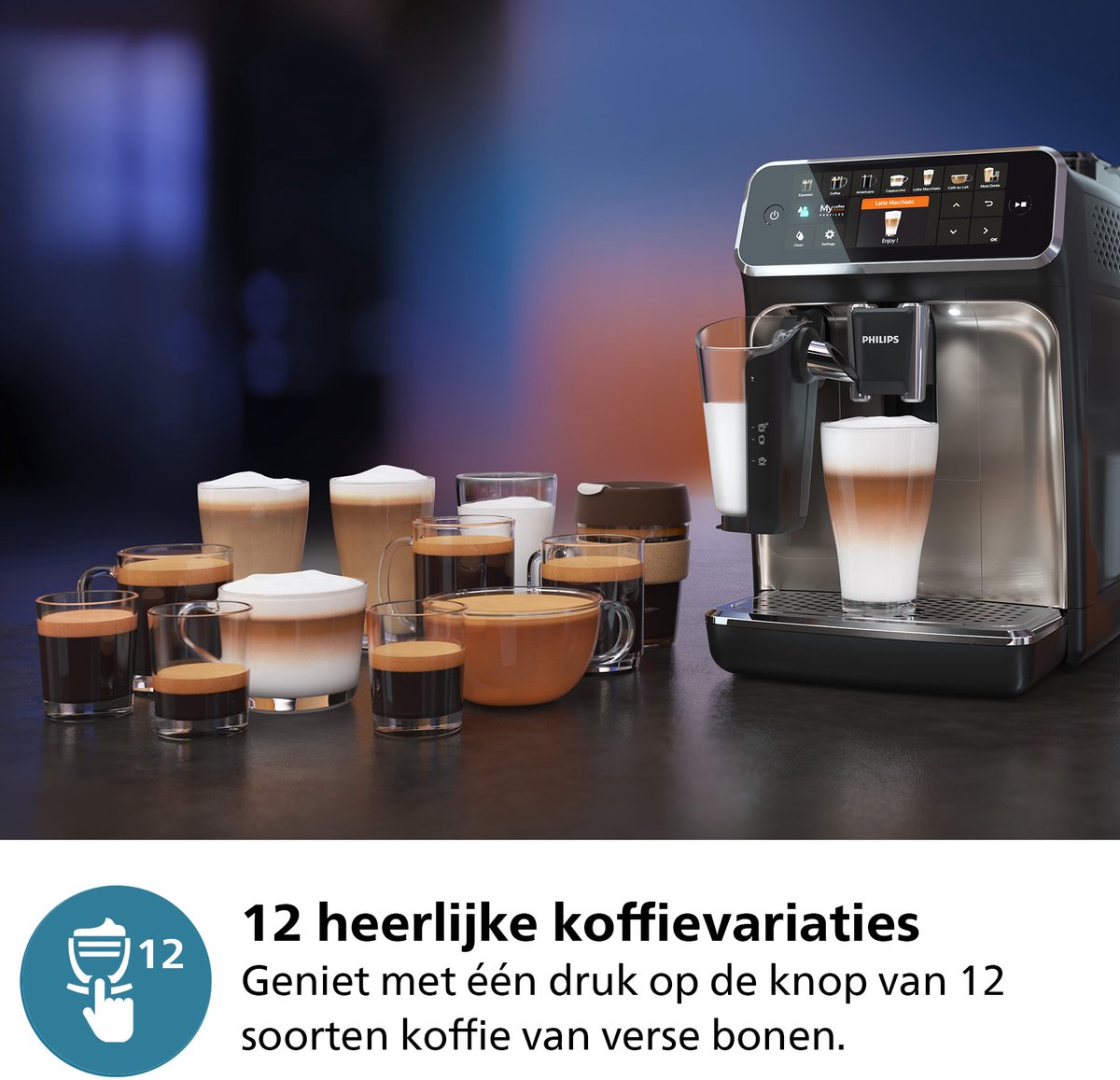 DAP 5400 Series Volautomatische Koffiemachine met LatteGo - afbeelding 3