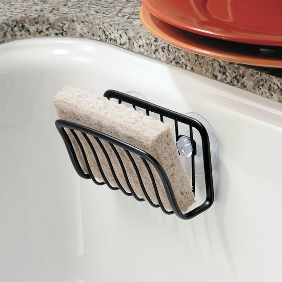 304 Roestvrij Staal Kitchen Sink Organizer Zwart Multifunctioneel 2 In 1 Keukenafvoer Plank Geen Boren Bakjes Organiser