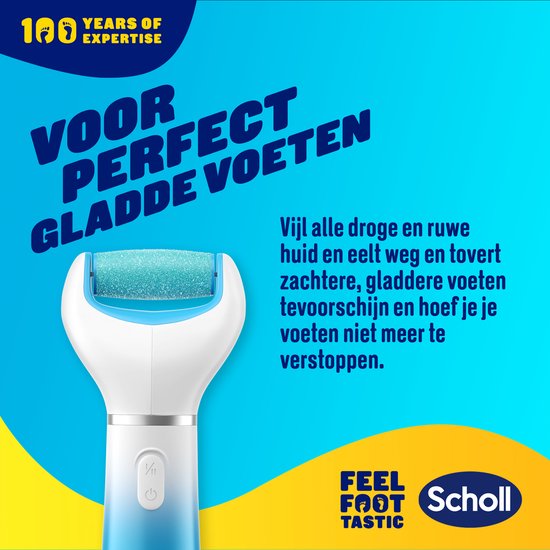 Scholl Velvet Smooth Elektrische Voetvijl - Eeltvijl - Eeltverwijderaar - Exfoliatie en Contour - Draadloos