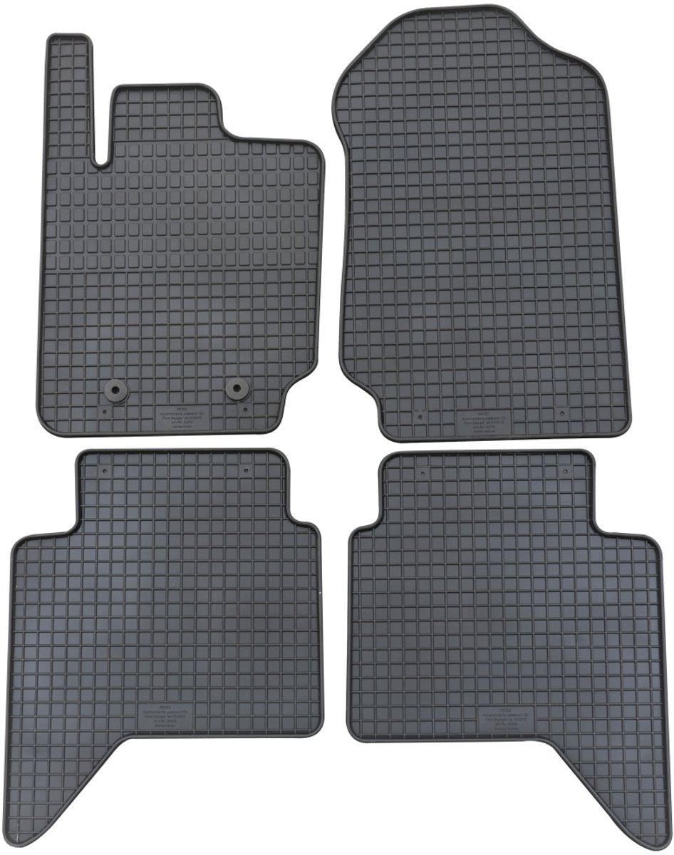 Rubbermatten Ford Ranger 2011-2023 (complete set) - Petex