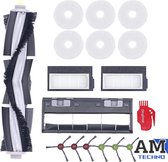 Heykewi Accessoireset voor Ecovacs Deebot T80 Omni robotstofzuiger, 1 hoofdborstels, 6 zijborstels, 2 filters, 4 stofzakken, 2 dweilen, 1 reinigingsborstel