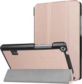 Hoes geschikt voor Huawei T3 7 inch - Smart Book Case Hoesje van iCall - Roségoud