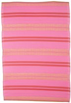 Bol.com Mica Decorations Buiten Vloerkleed - L180 x B120 cm - Roze aanbieding