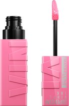 Bol.com Maybelline New York SuperStay Vinyl Ink Longwear Liquid Lipstick - 155 Upbeat - vloeibare lippenstift - voor een schitte... aanbieding