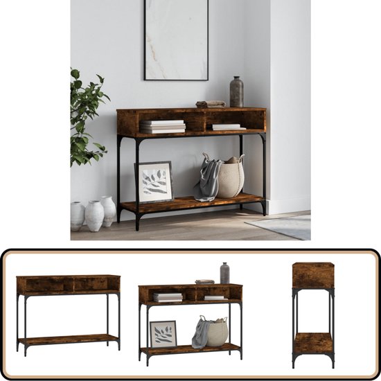 Opvouwbare wandtafel, roestvrij staal, robuust, met houders