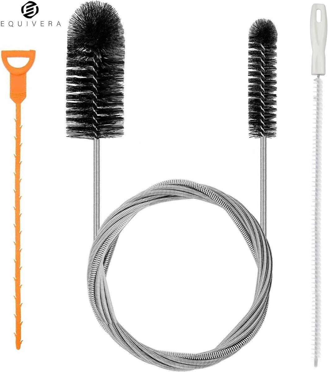 Equivera Ontstoppingsveer - Afvoer ontstopper - Gootsteenontstopper - Rioolontstopper - Toilet ontstopper - Wc ontstopper - Rioolveer