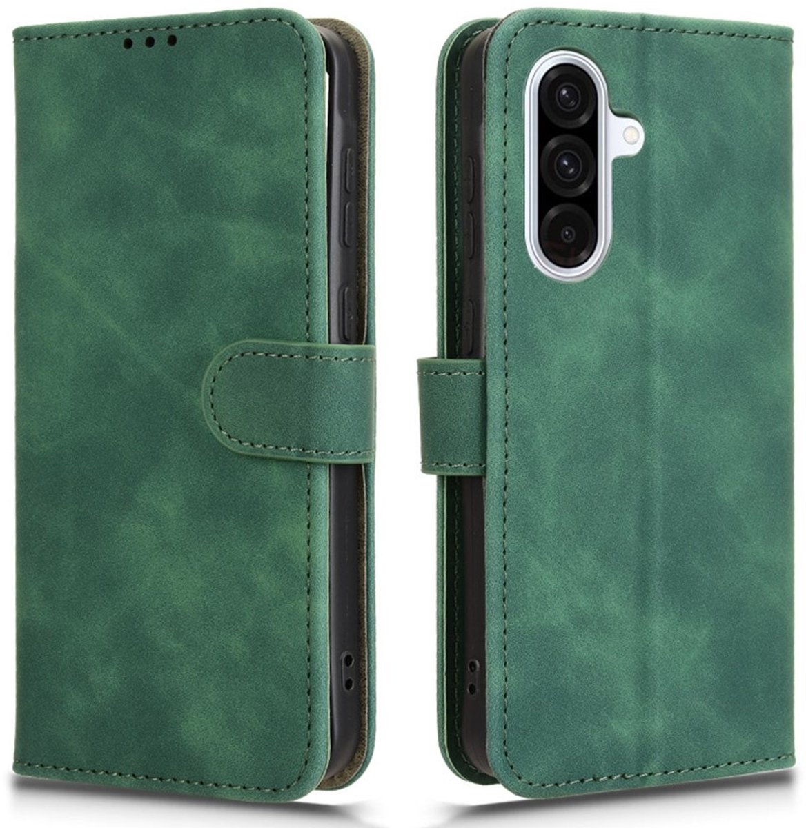 Coverup Hoesje - Geschikt voor Samsung Galaxy A56 Hoesje - Coverup Book Case - Groen