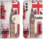 Étui Coverup - Adapté à l'étui Samsung Galaxy A56 - Étui Coverup Book - Londres