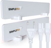 Bol.com Simple Fix Anti-Schimmelpaneel – Duo set - Voorkomt Vocht & Schimmel - Vochtvreter - Schimmelreiniger - Energiezuinig - ... aanbieding