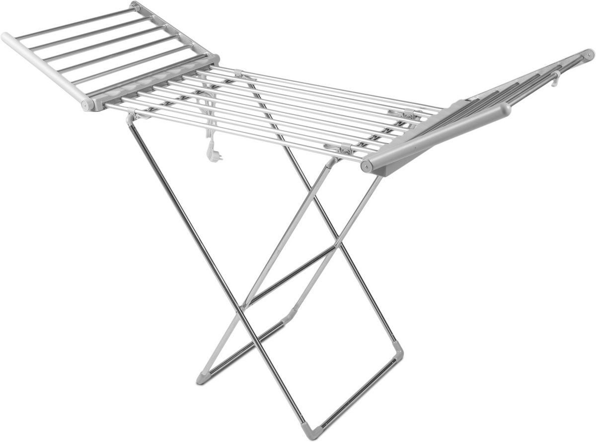 Elektrisch Droogrek - Verwarmd Droogrek - Elektrische Droogrek - Elektrisch Wasrek - Electrisch Droogrek - Elektrisch Droogrek Met Verwarming - Elektrische Droogrek Energiezuinig - Verwarmd Wasrek - 230 Watt - Inclusief Gratis Geurzakje