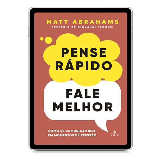 Pense rápido, fale melhor - cover