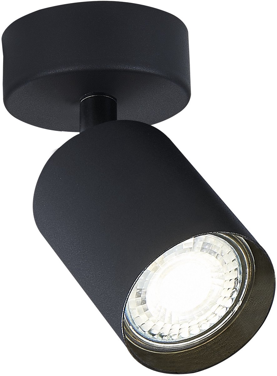Integral Plafondspot Siena Mat Zwart voor 1x GU10 lamp (niet meegeleverd) | GU10