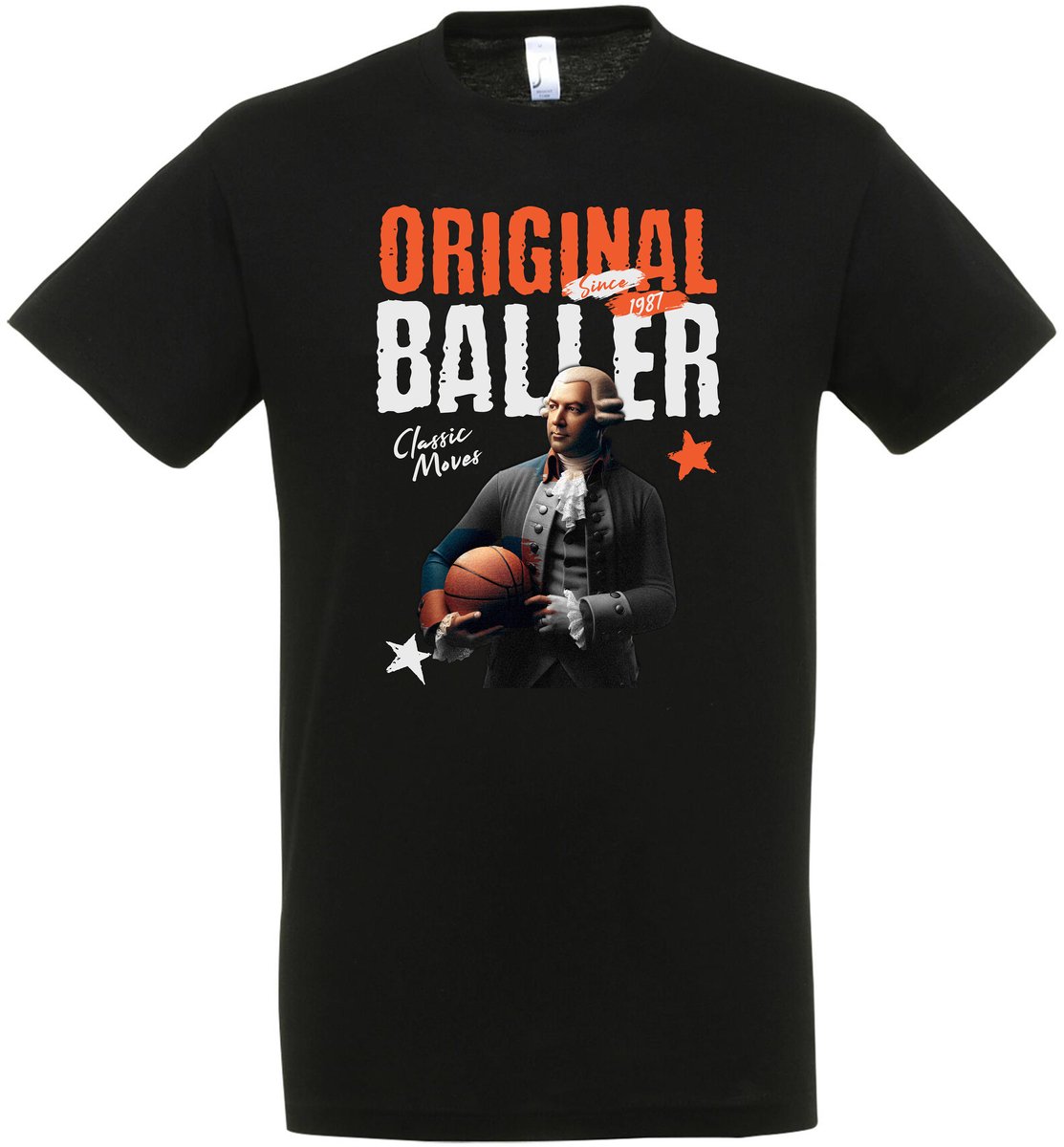 Original Baller T-shirt - Basketbal T-shirt - Heren en Dames T-shirt - Unisex - Basketbal - Grappige shirts - Maat S