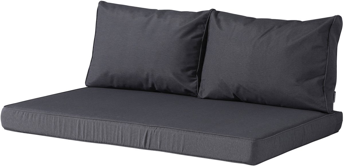 Madison - Panama Grijs - Palletkussen - Loungekussen - Zitkussen - 120x80cm - Tuinkussen