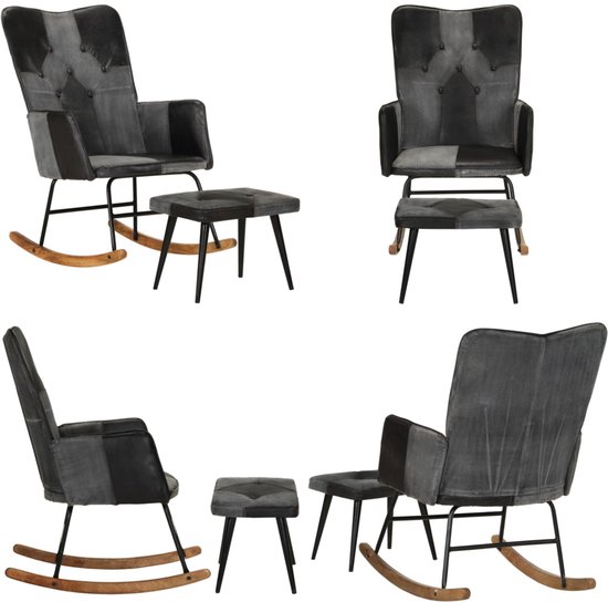 DULRLLY Teddy Velvet Schommelstoel, zachte schommelstoel met hoofdsteun en voetenbank, hoge rugleuningstoel met zijvak, zijstoel voor woonkamer, slaapkamer (beige