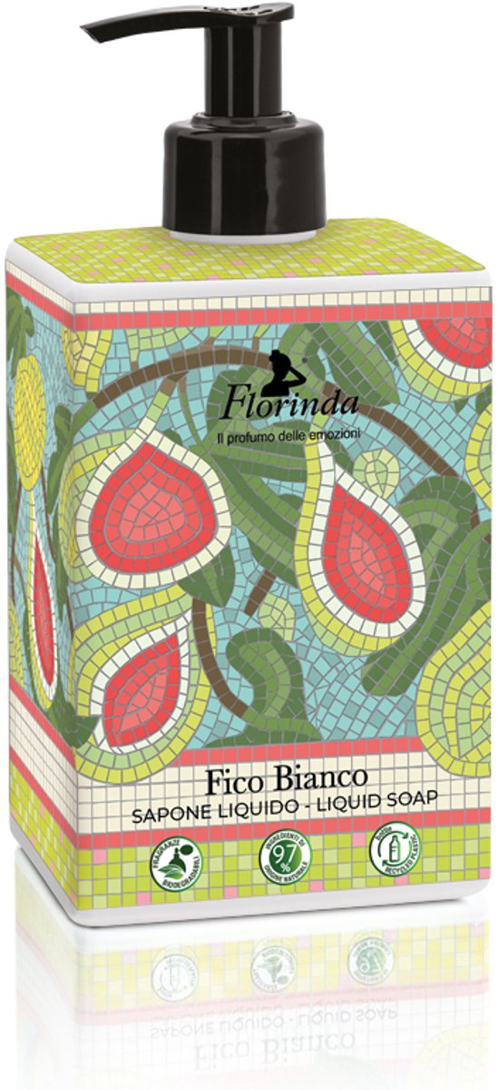 Florinda Mosaici Italiani Fico Bianco vloeibare zeep 500 ml