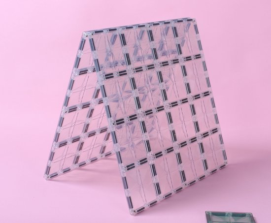 MNTL Super Basis Platen 2-delig Transparant maat 30 x 30 cm