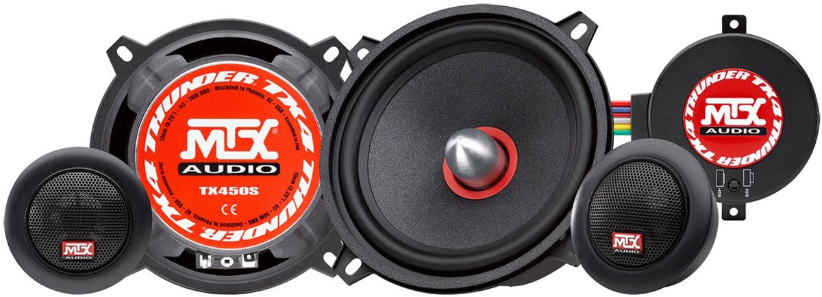 MTX Audio TX450S 13cm 2-weg component luidspreker - 280 Watt