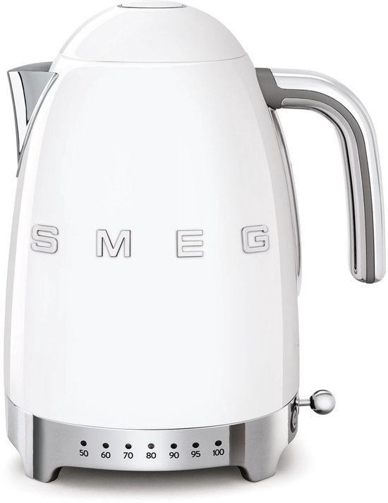 SMEG KLF04WHEU - Waterkoker - Wit - 1,7L - 7 Temperaturen